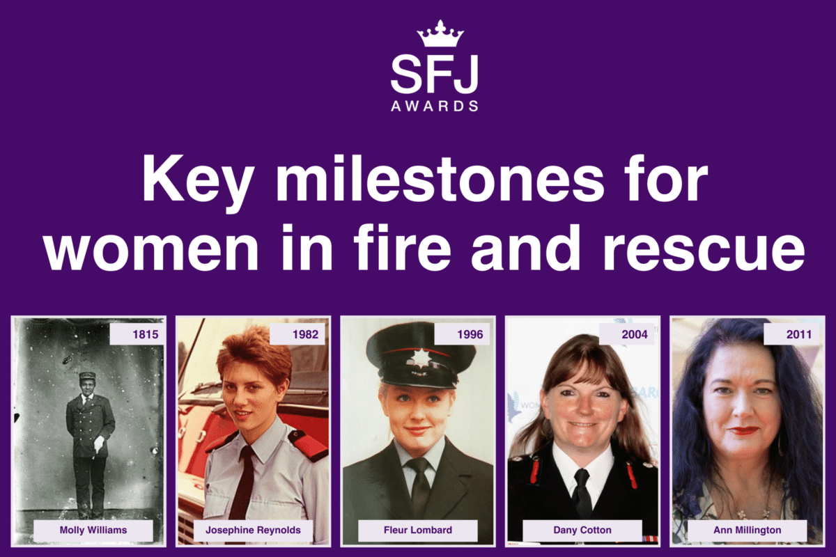 Key milestones for women in fire and rescue
