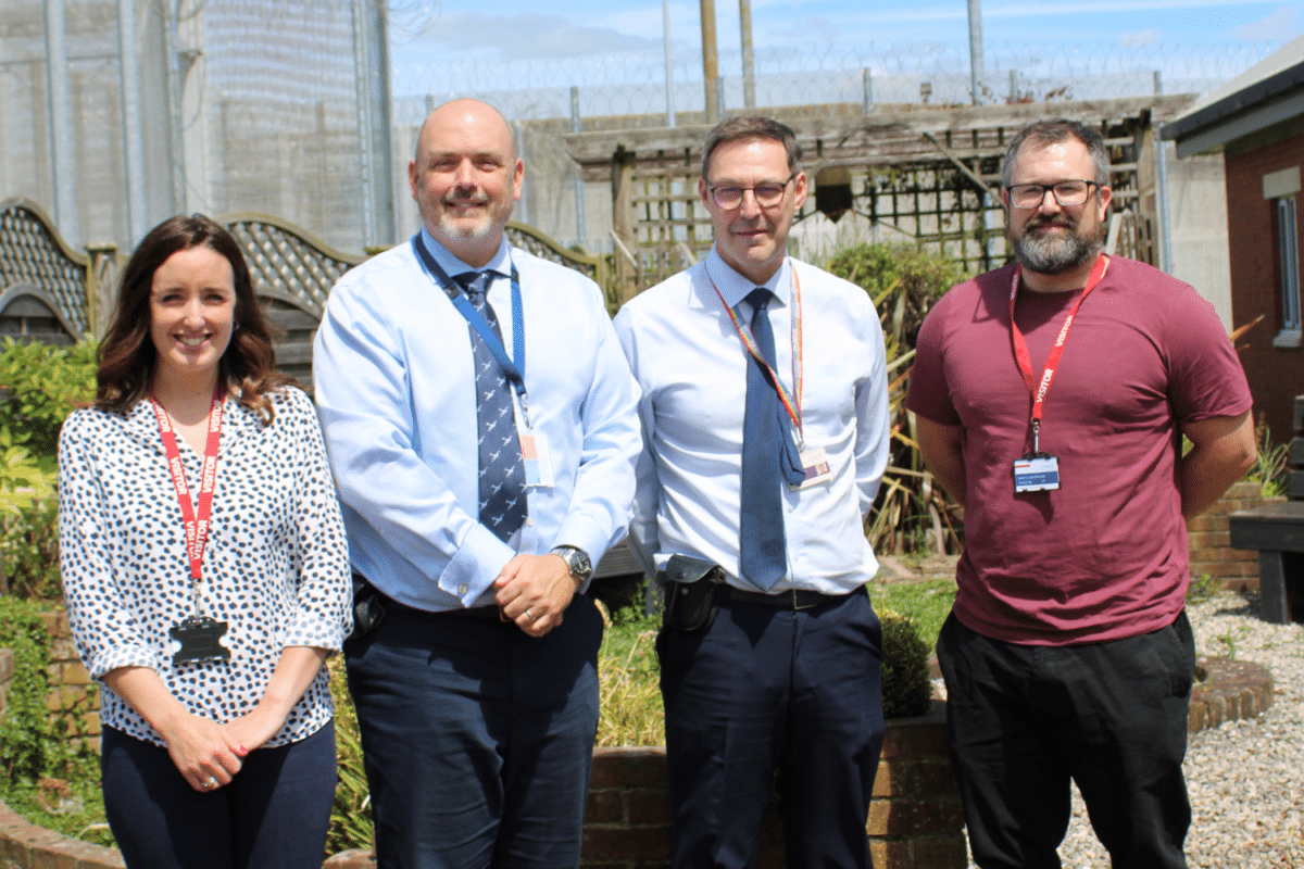 Skills for Justice team at HMP Lowdham Grange