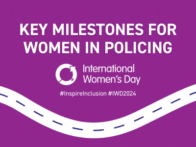 Key milestones for women in policing