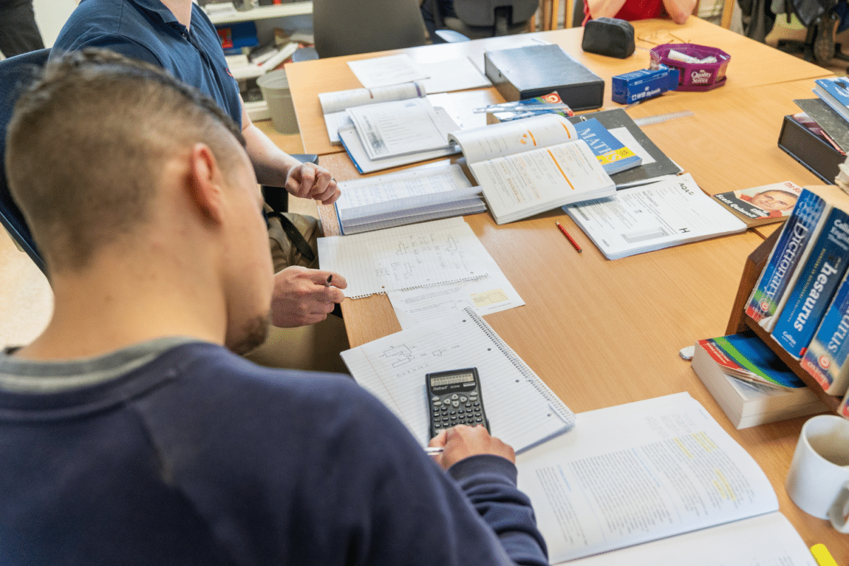 Prisoners in a lesson