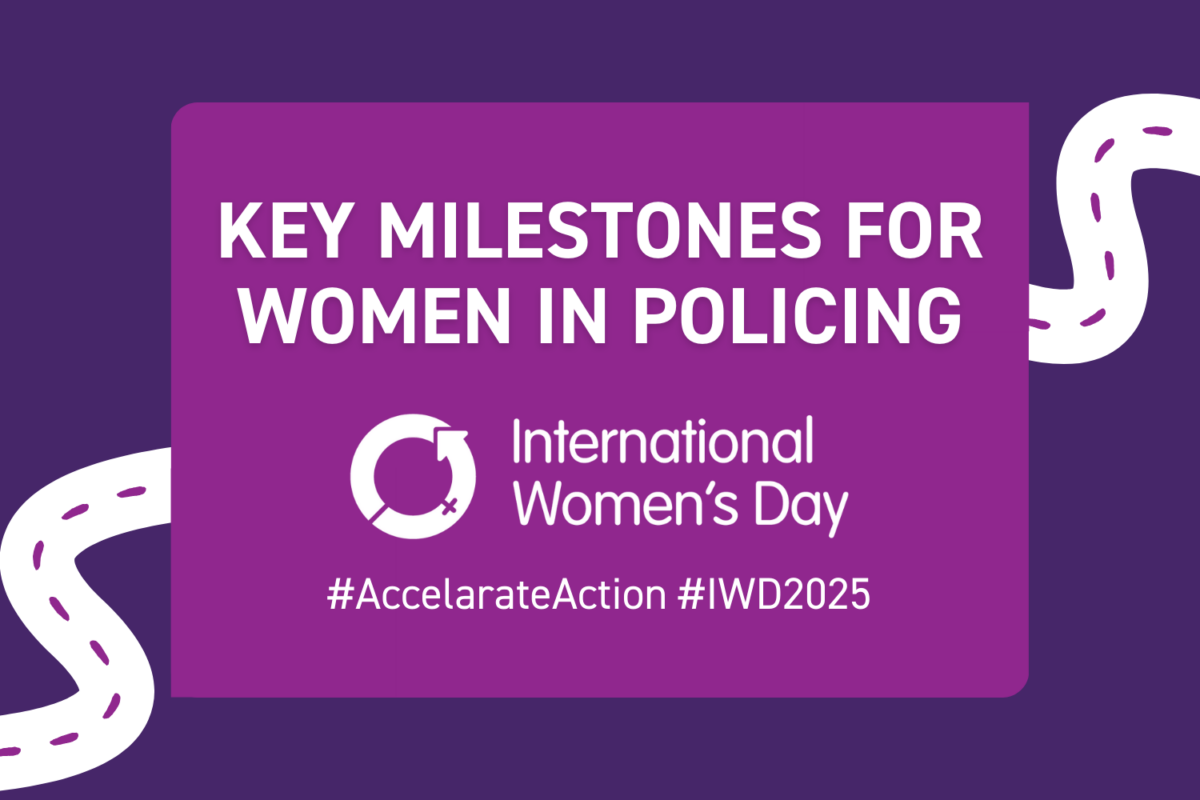 Key milestones for women in policing - International Women's Day